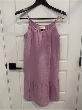 Universal Thread Lavender Spaghetti-Strap Tiered Dress